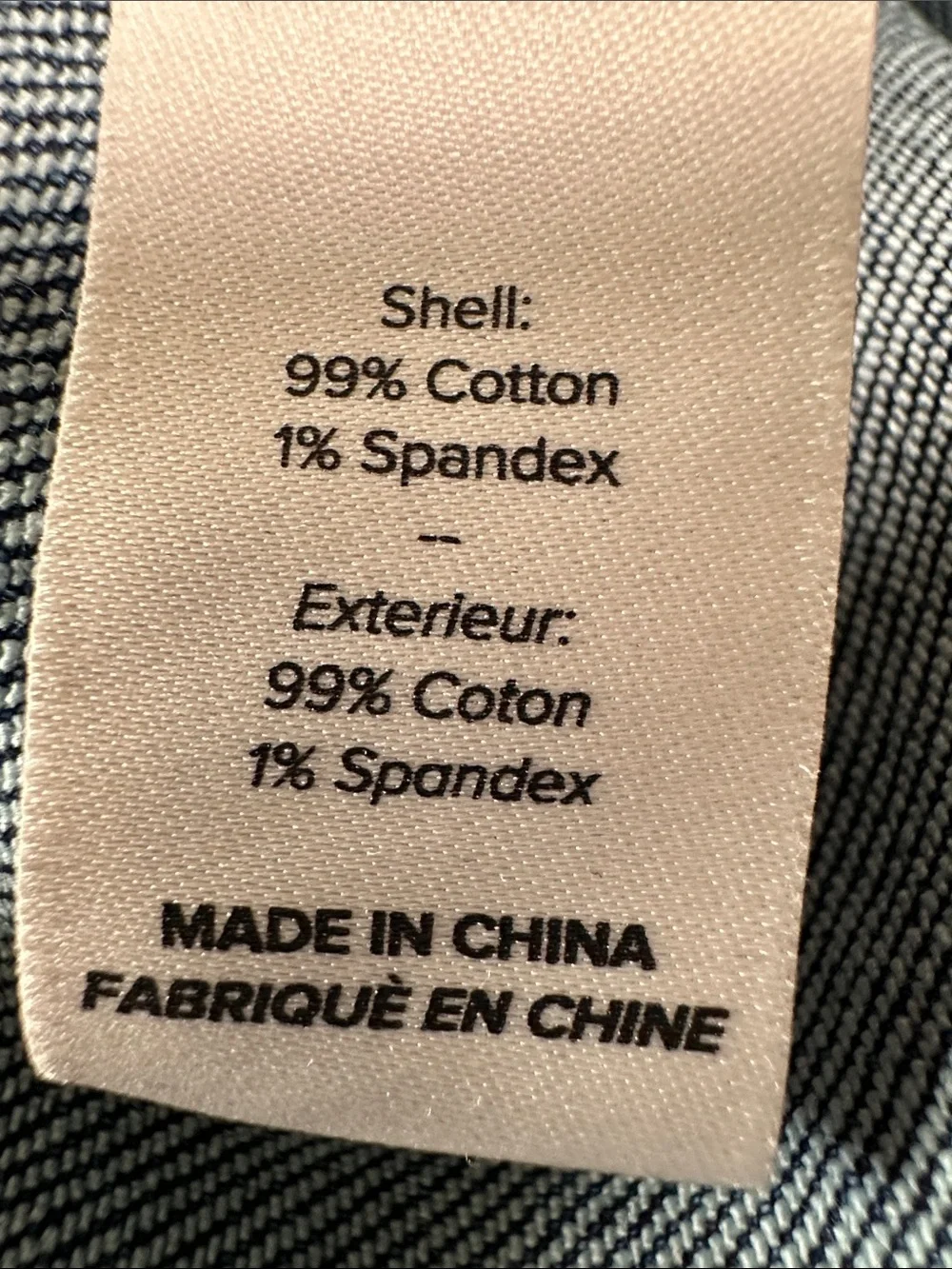 cinq a sept Denim Label Tag on Dark Blue Fabric - Picture 6 of 6